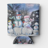 Snowman-Familie Dosenkühler (Vorderseite)