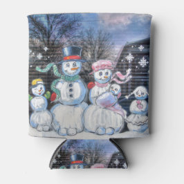 Snowman-Familie Dosenkühler