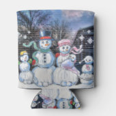 Snowman-Familie Dosenkühler (Rückseite)