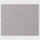 Snowman-Familie Geschenkpapier (Flach)