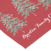 Snowman-Familie Mittelgroßer Tischläufer (Ecke)