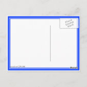 Snowman-Familie Postkarte (Rückseite)