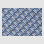 Snowman-Familie Seidenpapier (Vorderseite)