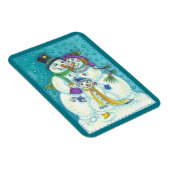 Snowman Family CHRISTMAS MAGNET (Rechte Seite)