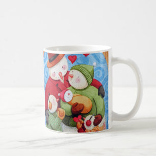 Snowman Family Coffee Tasse