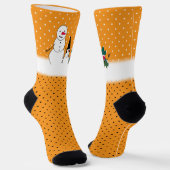 Snowman Family Halloween Socken (Gewinkelt)