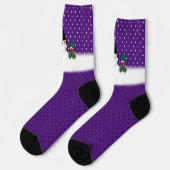 Snowman Family Halloween Socken (Linkes Detail)