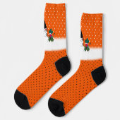 Snowman Family Halloween Socken (Linkes Detail)