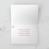 Snowman Family Weihnachtskarte Karte (Innenseite)