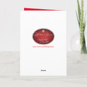 Snowman Feiertagskarte (Rückseite)