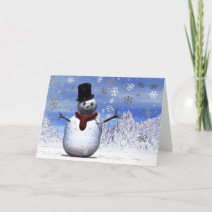Snowman Feiertagskarte