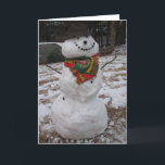 snowman feiertagskarte<br><div class="desc">Happy Holidays!</div>