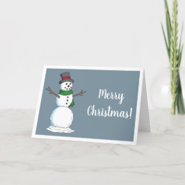 Snowman Feiertagskarte