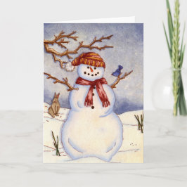 Snowman Feiertagskarte