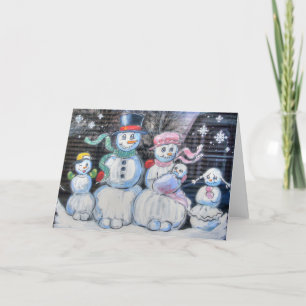 Snowman Feiertagskarte