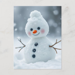 Snowman Feiertagspostkarte