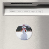 Snowman Field Magnet (In Situ (Geschirrspüler))