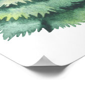 Snowman First Birthday Milestone Geburtstag Poster (Ecke)