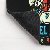 Snowman Fishing Christmas Holiday Festive Winter F Mousepad (Ecke)