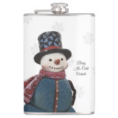 Snowman Flachmann (Vorderseite)