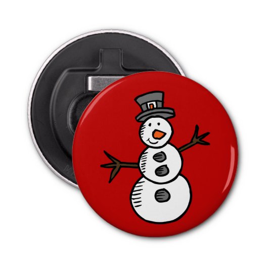 Snowman Flaschenöffner (Vorderseite)
