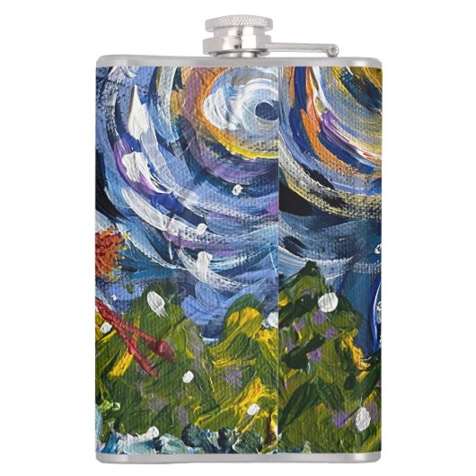 Snowman Flask Flachmann (Rückseite)