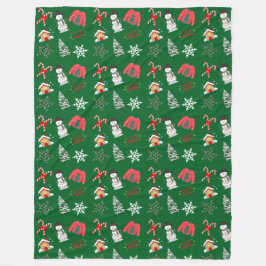 Snowman Fleece Blanket