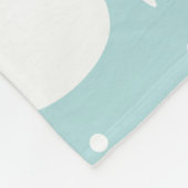 Snowman Fleecedecke (Ecke)