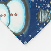 Snowman Fleecedecke (Ecke)