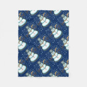 Snowman Fleecedecke (Vorderseite)