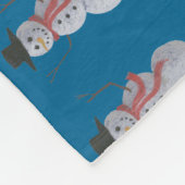 Snowman Fleecedecke (Ecke)