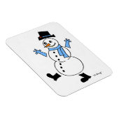 Snowman Flexible Magnet (Rechte Seite)