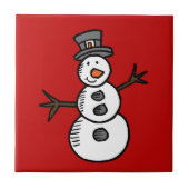 Snowman Fliese (Vorderseite)
