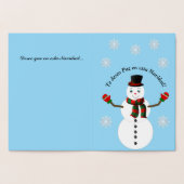 snowman folienkarte (Innenseite)