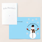 snowman folienkarte (Anzeige)