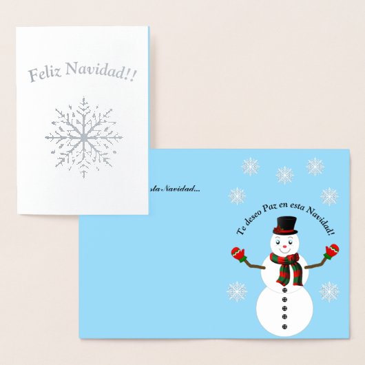 snowman folienkarte (Anzeige)