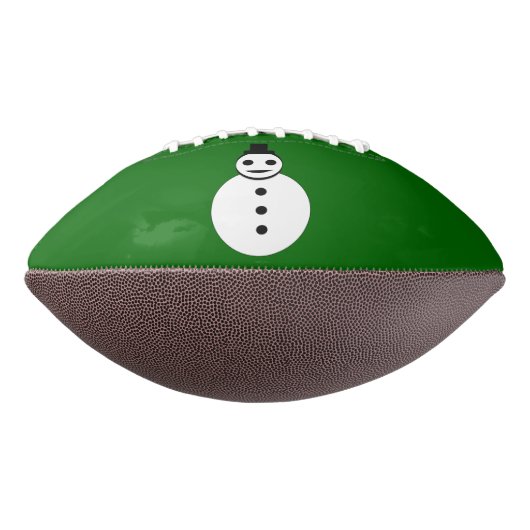 Snowman Football lächelt Weihnachten (Gedreht 90)