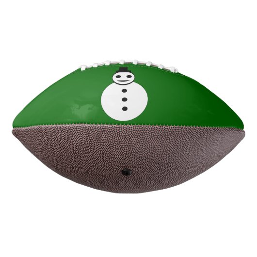 Snowman Football lächelt Weihnachten (Gedreht 270)
