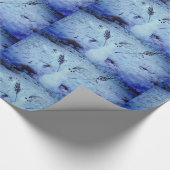 Snowman Foto Glossy Wrapping Paper Geschenkpapier (Ecke)