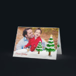 Snowman-Foto-Grüße-Karte der Saison Feiertagskarte<br><div class="desc">Woll Weihnachtskarten an Freunde und Familie zu schicken? Es gibt nichts Besseres, als das Bild Ihrer Familie/Kinder mit ihnen in dieser Ferienzeit zu teilen. Alles was Sie tun müssen ist, dieses Foto-Beispiel zu ändern, Ihr eigenes Foto zu platzieren und die Texte zu ändern. Sie können Ihr Foto und Ihre Texte...</div>