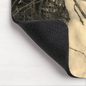 Snowman Foto Mousepad (Ecke)