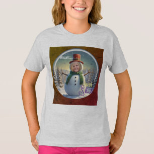 Snowman Foto T - Shirt HAMbyWG