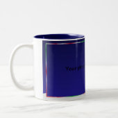 Snowman-Foto-Tasse Zweifarbige Tasse (Links)