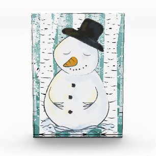 Snowman Fotoblock