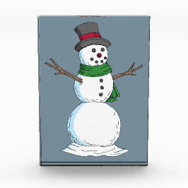 Snowman Fotoblock