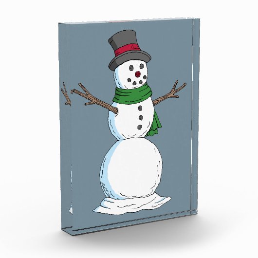 Snowman Fotoblock (Links)