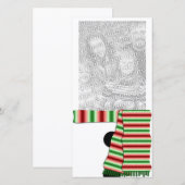 Snowman-Fotokarte (Vorne/Hinten)