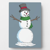 Snowman Fotoplatte (Vorderseite)