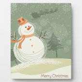 Snowman Fotoplatte (Vorderseite)