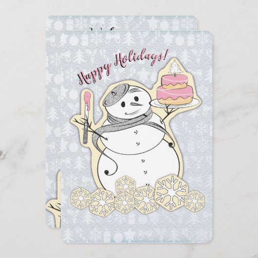 Snowman French Bakery Koch Weihnachten (Vorne/Hinten)